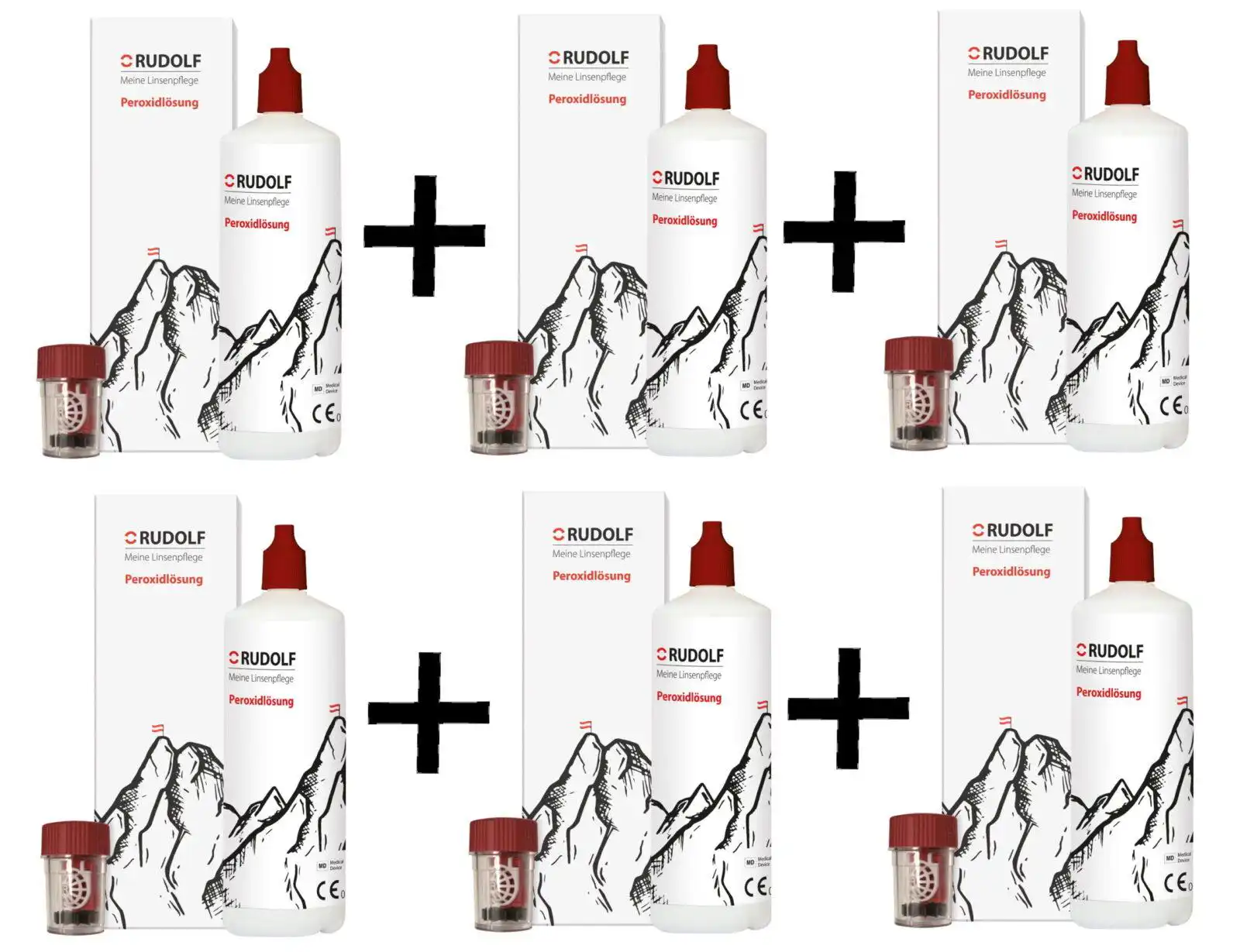 Aktion 6x Rudolf Peroxidlösung 360ml Pflegemittel Sparpaket