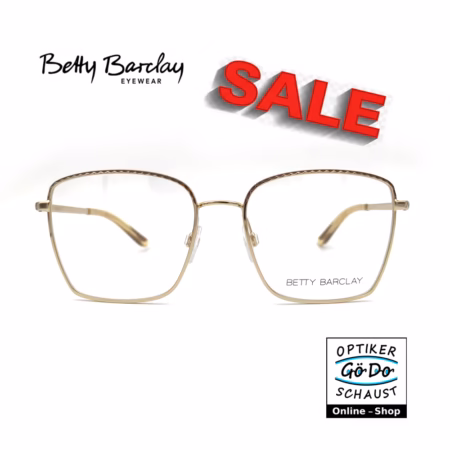 Damenbrille Betty Barclay BB 51159 in Farbe 635 Gold glänzend, elegante Metallfassung reduziert im GöDoSchaust Outlet.