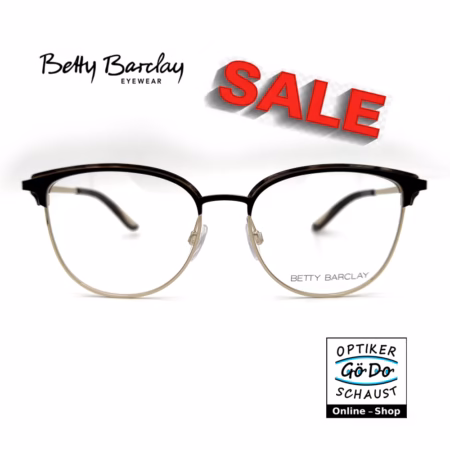 Damenbrille Betty Barclay BB 51160 in Farbe 638 Gold Dunkelbraun Havana gefleckt, elegante Fassung reduziert im Outlet.