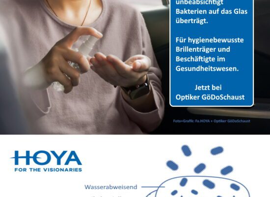 Hoya Anti-Bacterial Beschichtung