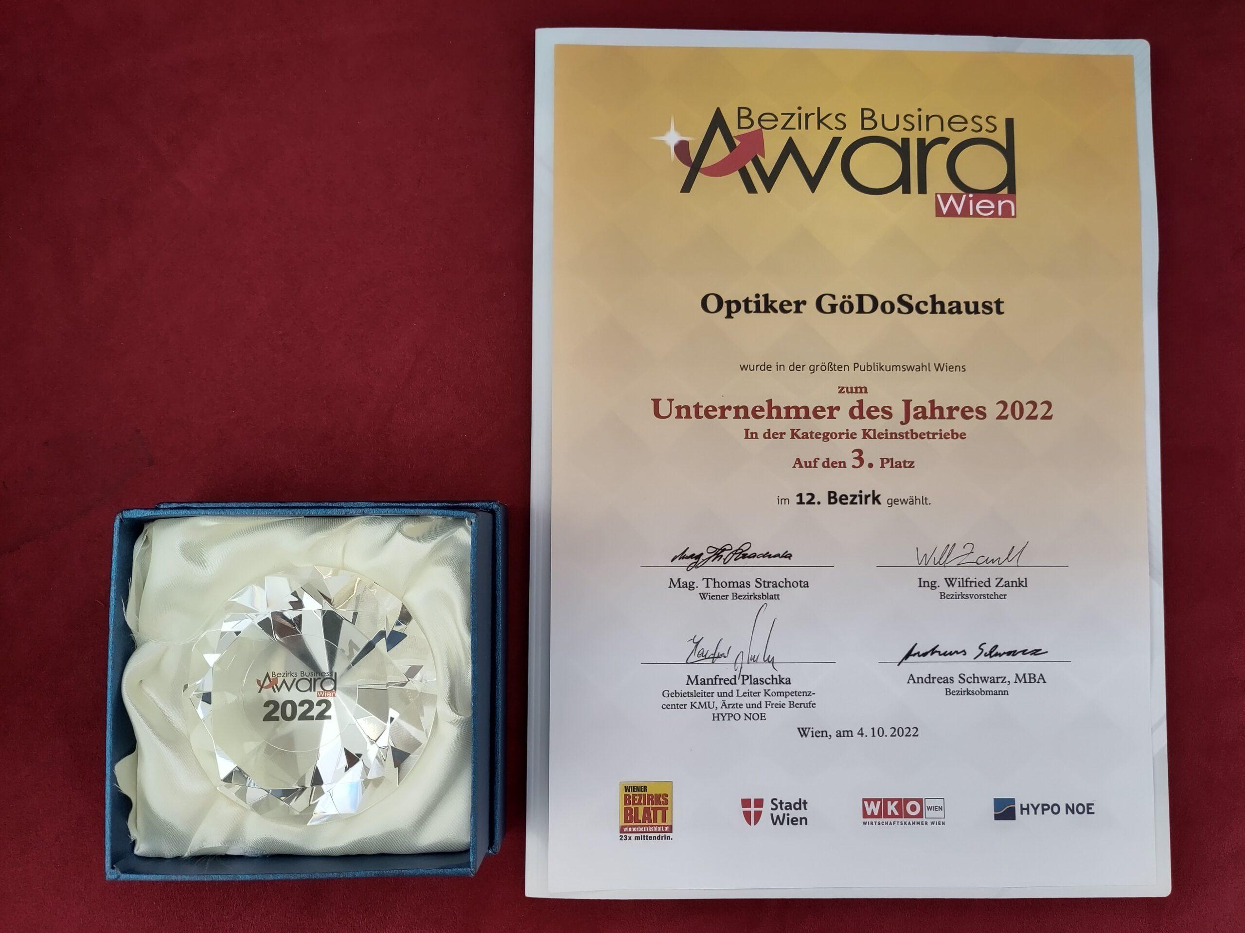 Bezirks Business Award 2022